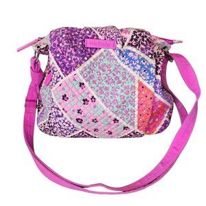 Vera Bradley Hadley Crossbody Modern Medley‎ Purse Pink Quilted Patchwork
